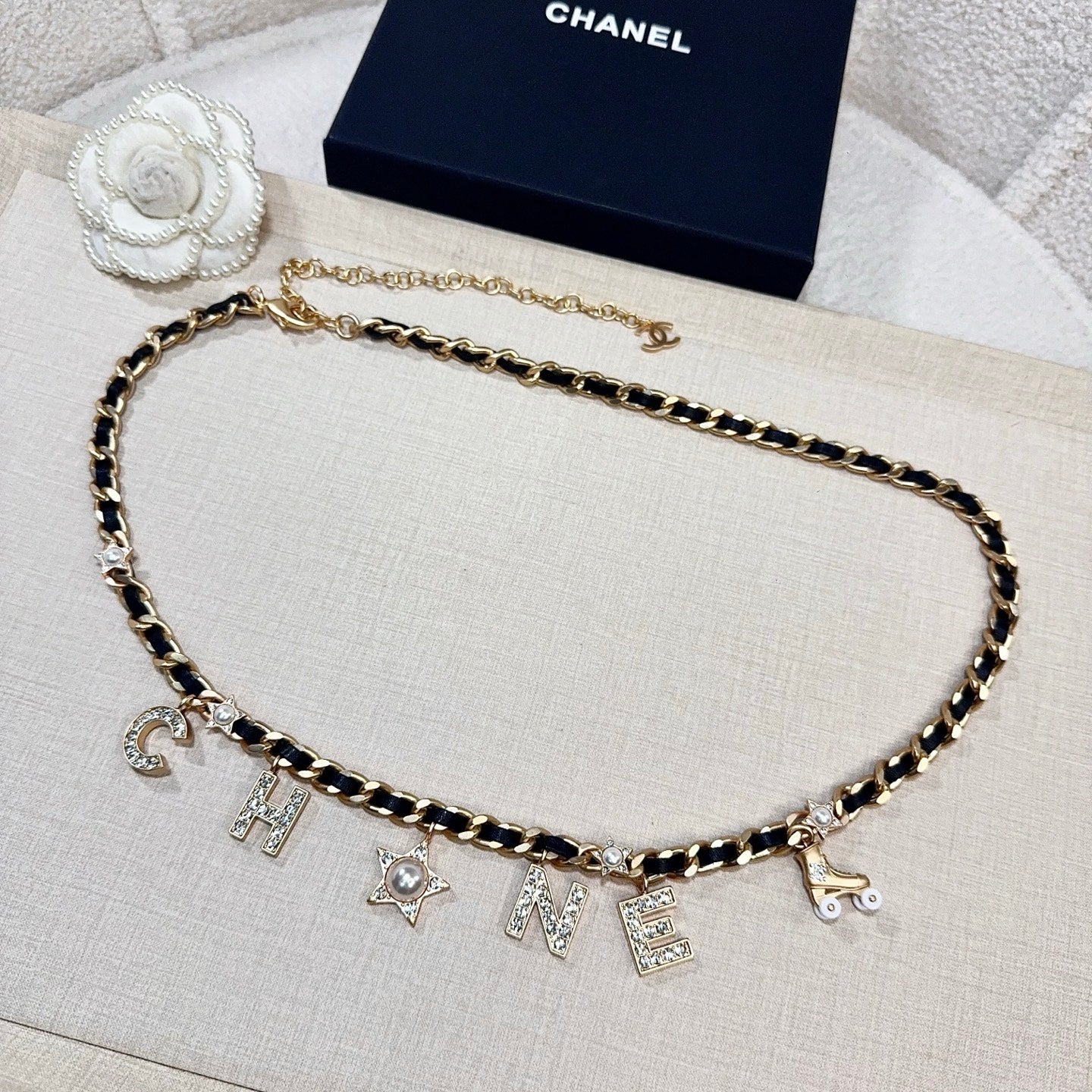 Chanel 2026 Letter Charm Belt 215438