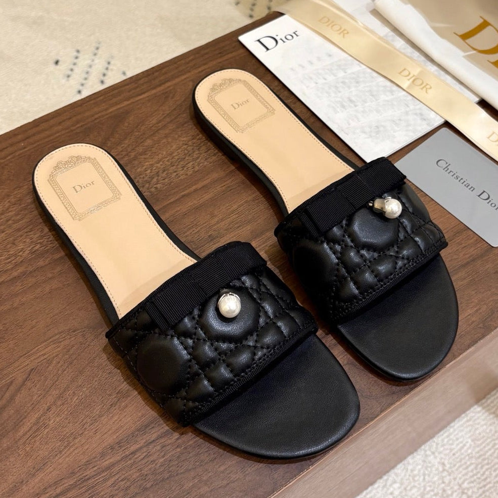 Dior 2026 Cannage Sandals Sheepskin 988362