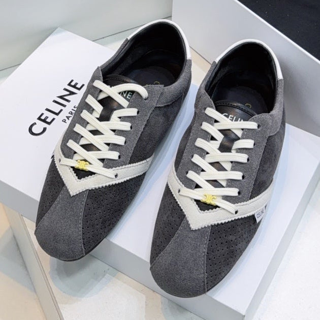 Celine 2026 The Flat Sneakers Suede 107304
