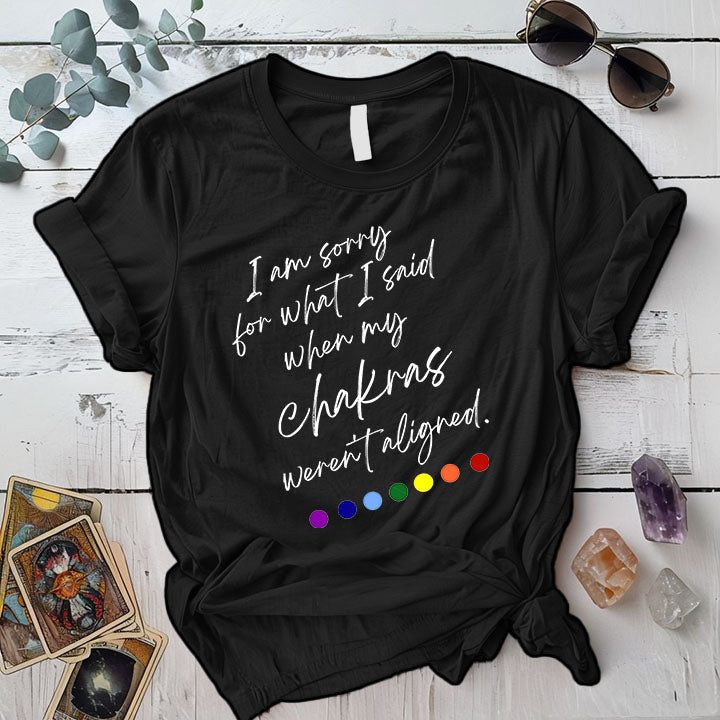 Im Sorry For What I Said T Shirt Black Mockup