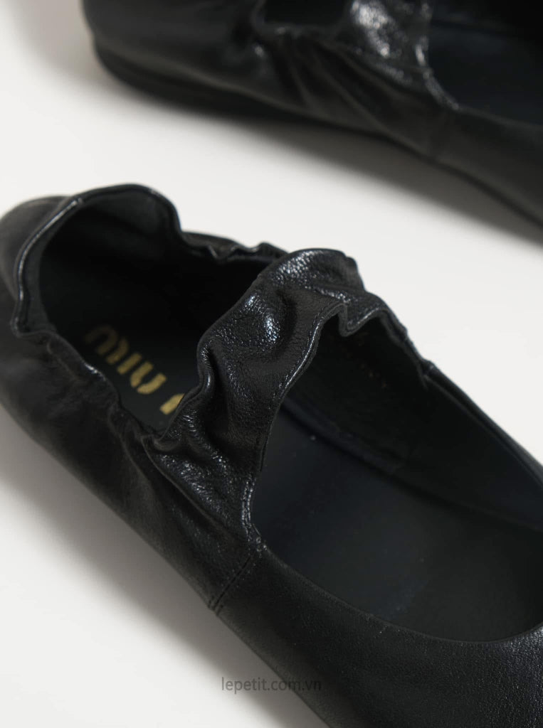 Ruches Nappa Leather Ballerinas 174