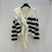 CD 25 Striped Long sleeve Sweater 286356