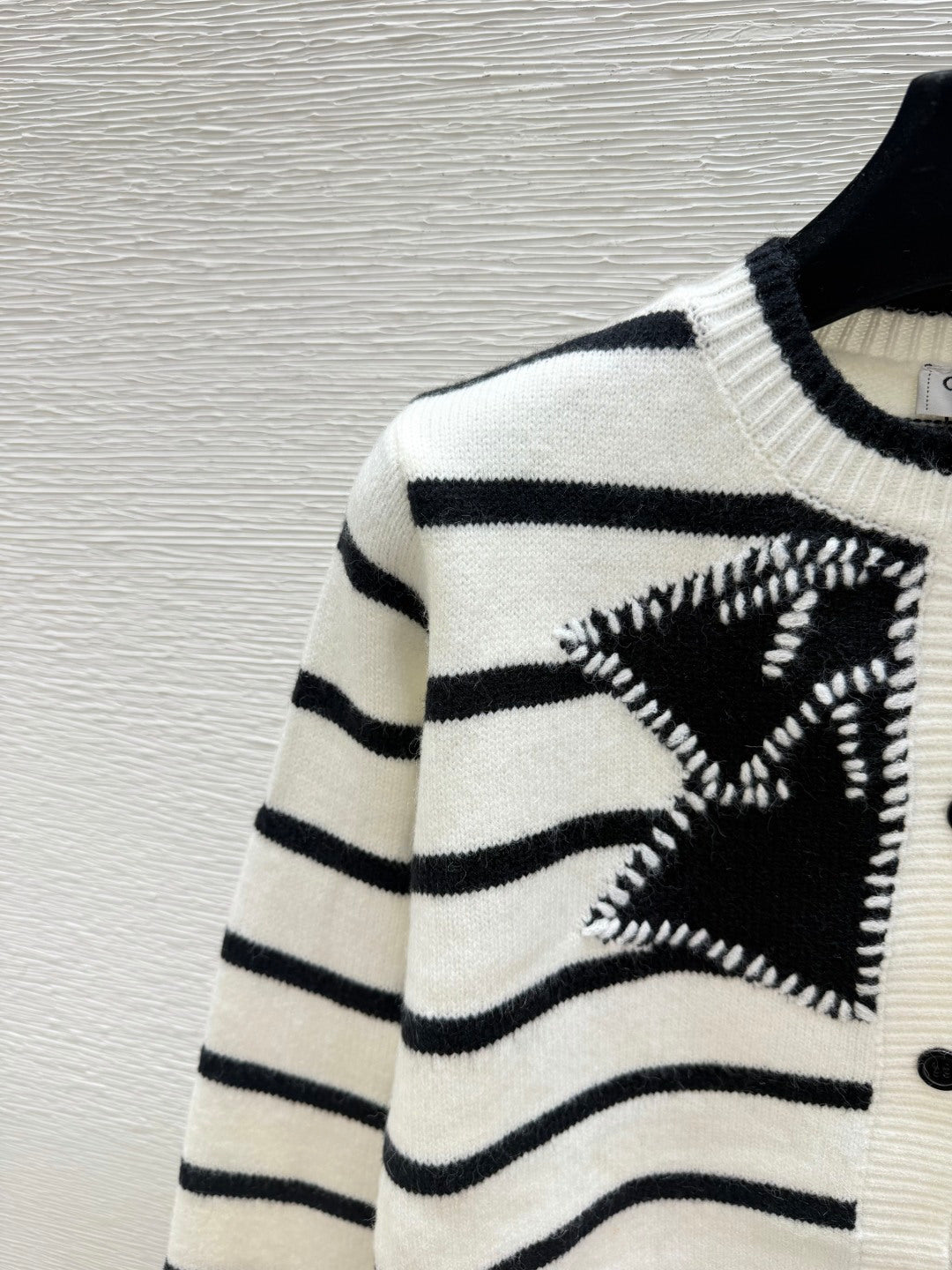 Chanel 2026 Crew-neck Cardigan With Bow Wool 244596