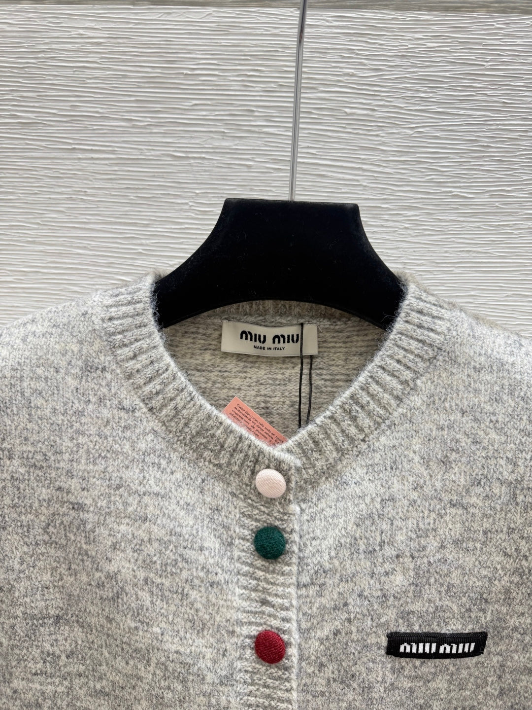 Miumiu 2026 Knitted Vest Cardigan Wool 913503