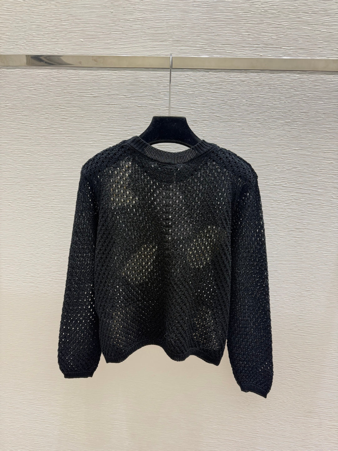 Dior 2026 Sequin Crew Neck Knit Long Sleeve Wool 913481