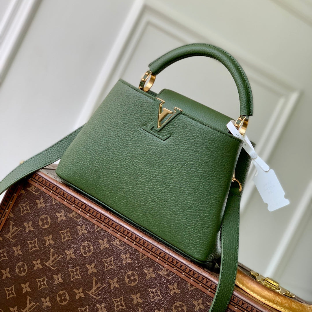 LV 2025 Capucine Bag Green Green