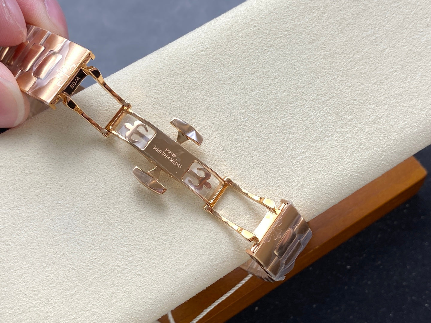 Patek Philippe Nautilus Rose Gold Case Brown Dial
