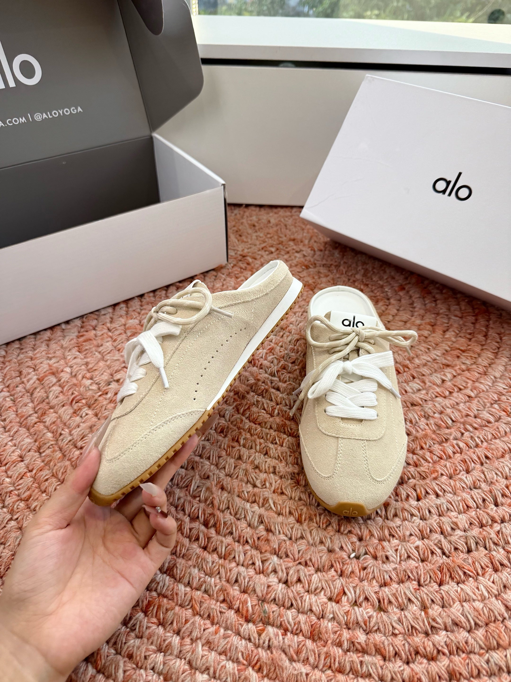 Alo 2026 Mule Suede Leather 841419