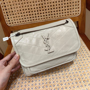YSL Niki Baby Bag Light Beige Calfskin 338902