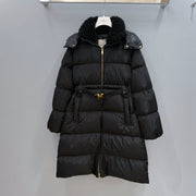 MC 25 Long Coat Black Polyester 0023