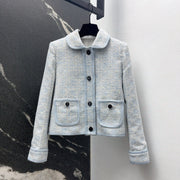 CD 25 Plaid Jacket Could Blue Tweed
