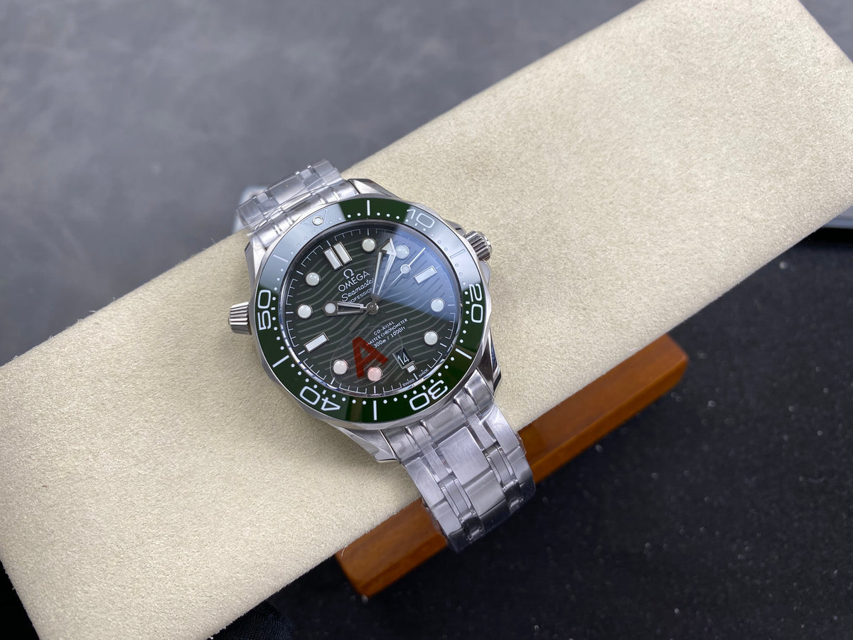 Omega Seamaster Diver 300 M Green Dial Watch
