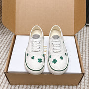 CD 26 Platform Sneaker White Green Canvas 632439