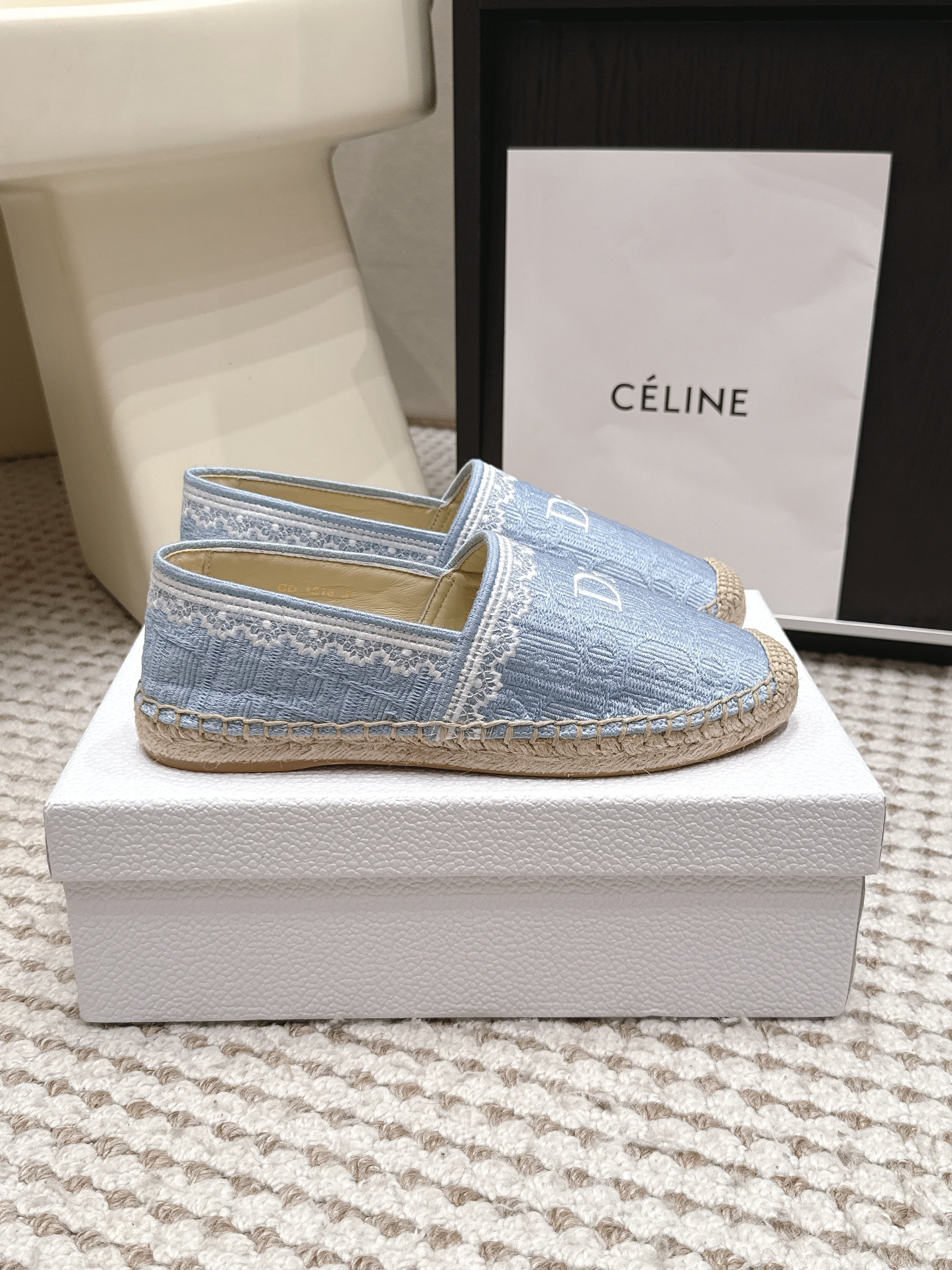 Dior 2026 Embroidered Loafer Canvas 930234