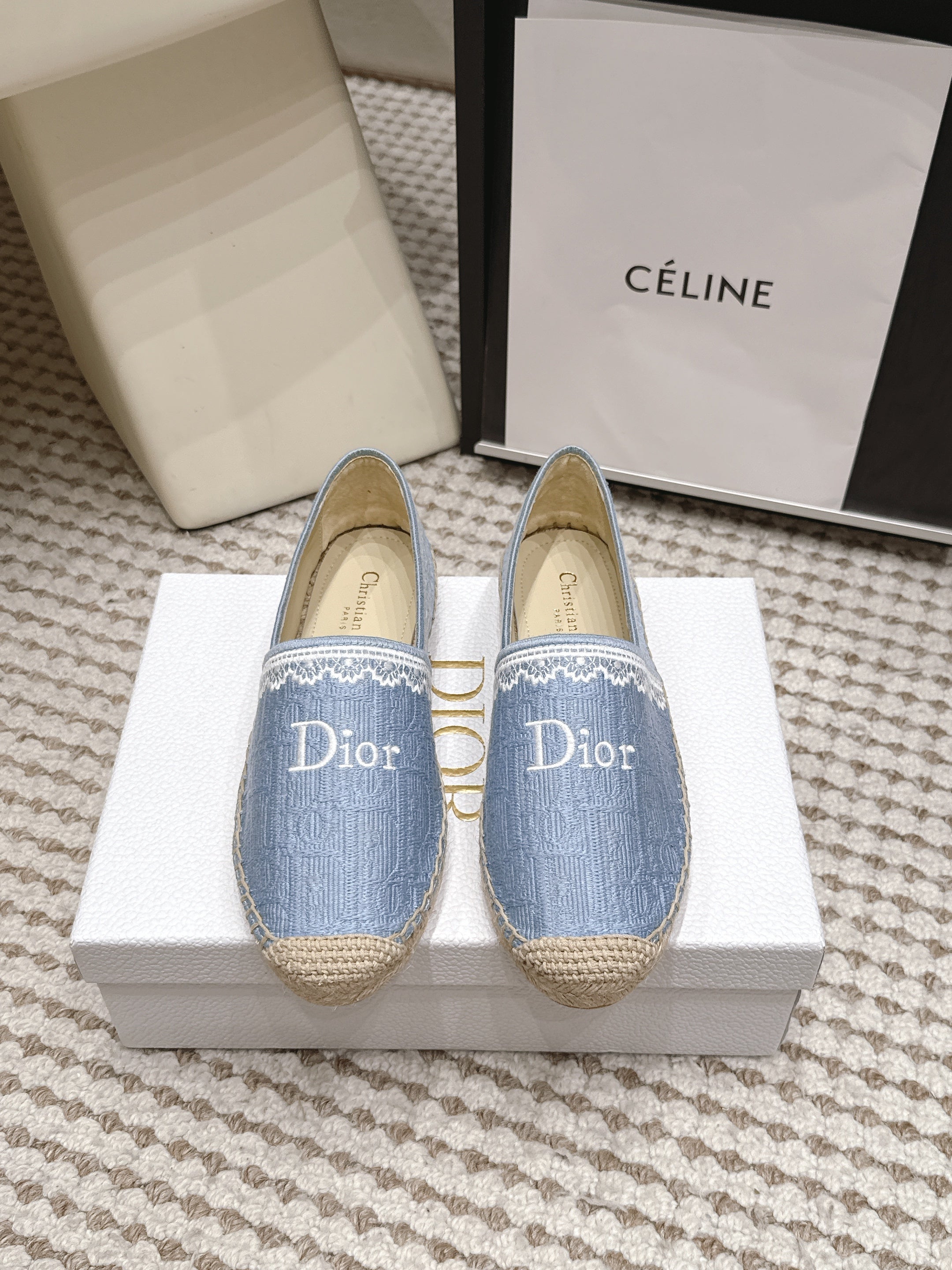 Dior 2026 Embroidered Loafer Canvas 930234