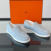 HM Men's Kiddy Slip-on Light Grey Suede 718282