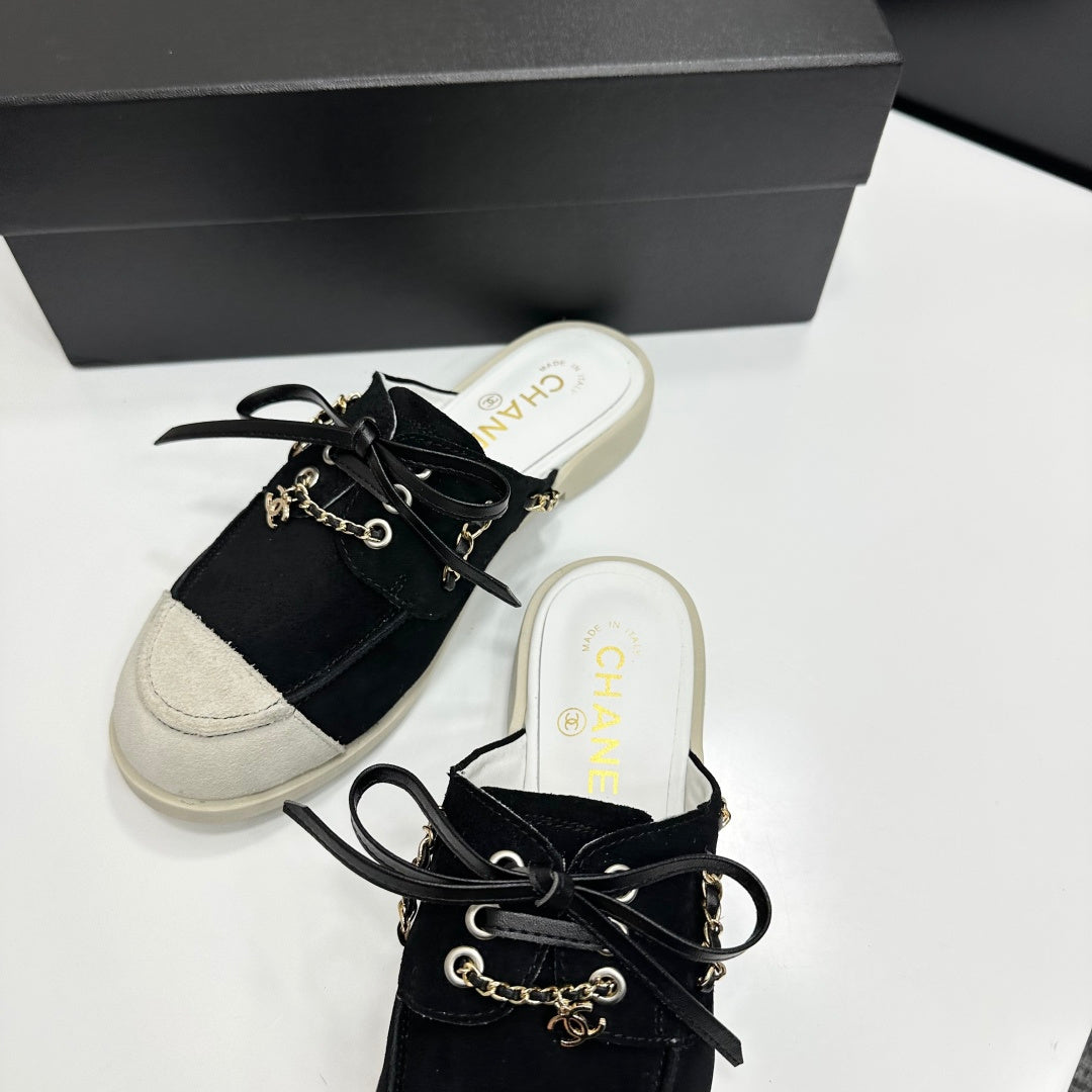 Chanel 2026 Slip-On Mule Suede Cowhide 985753