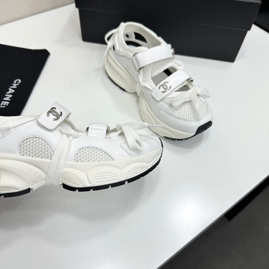 Channel 2026 Casual Sneakers 30mm Mesh Calfskin 894891