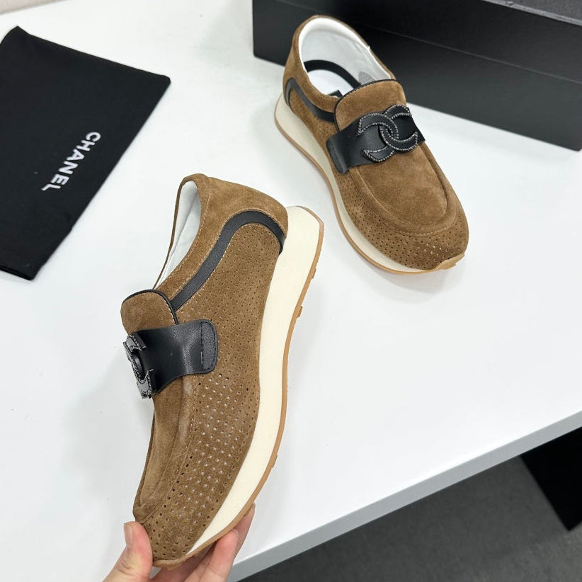 Chanel 2026 Panda Sneakers Suede Cowhide 926338