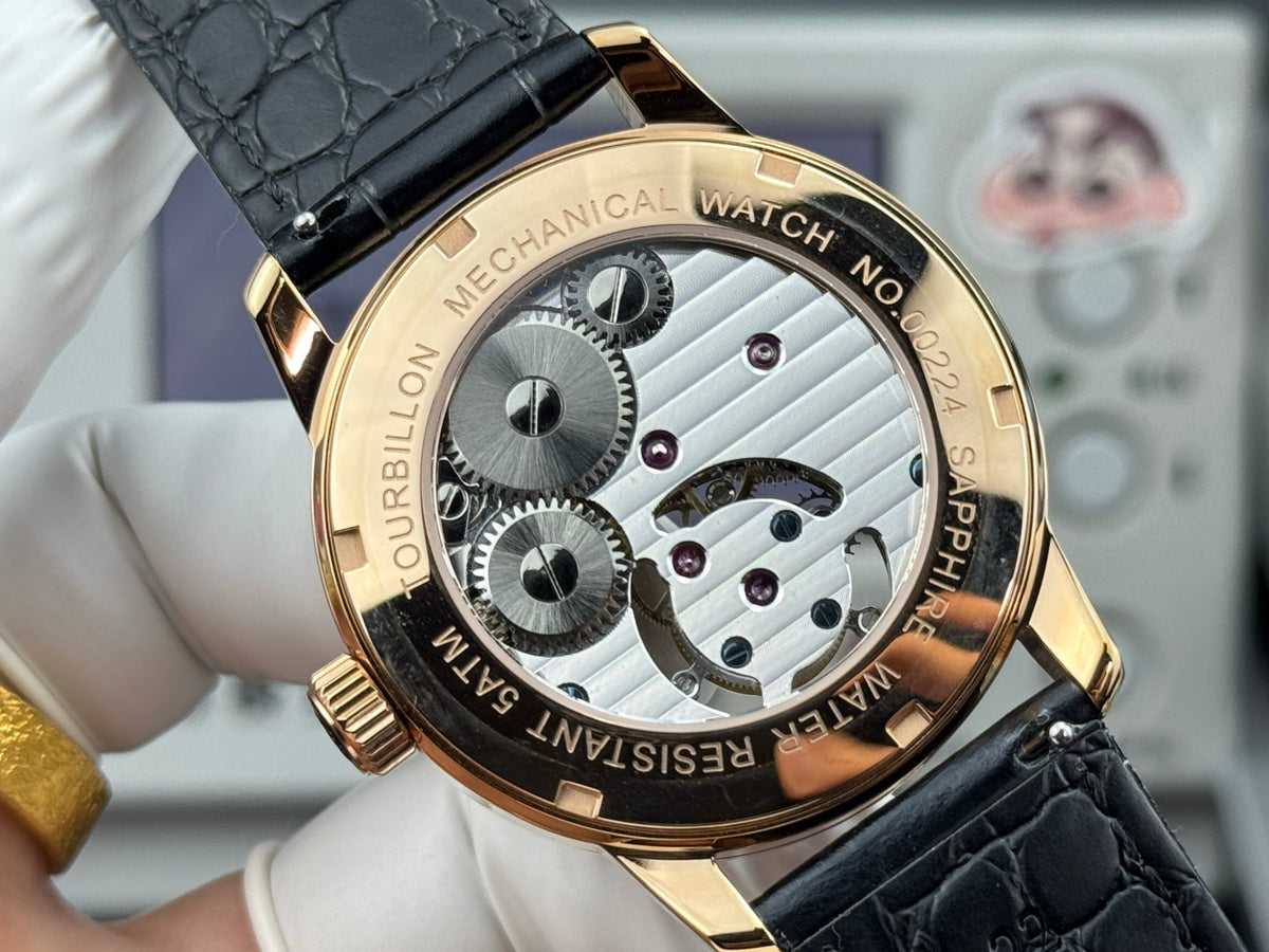 Patek Philippe Grand Complications Sky Moon Tourbillon 42mm Rose Gold Case Rainbow Benzel
