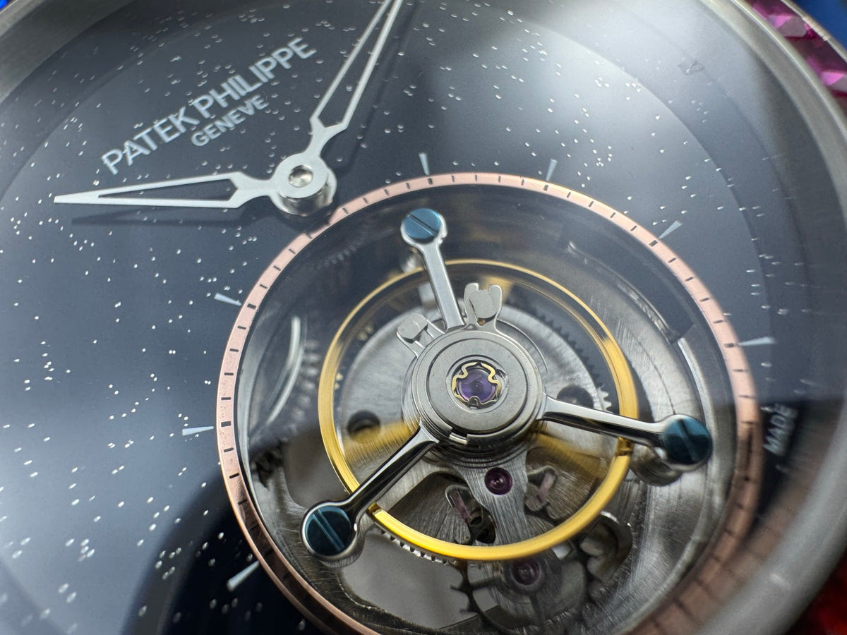 Patek Philippe Grand Complications Sky Moon Tourbillon 42mm Steel Case Rainbow Benzel