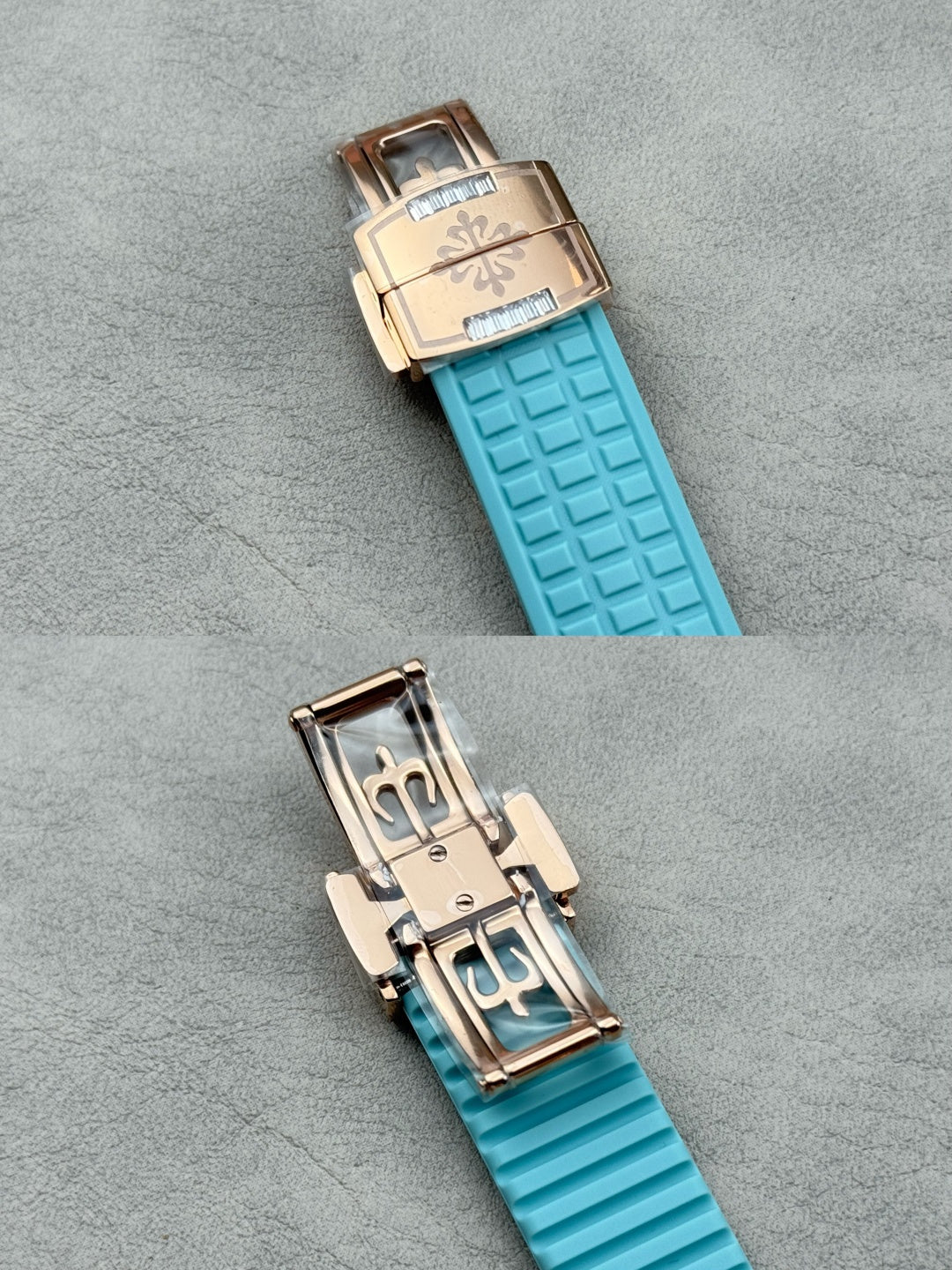 Patek Philippe Aquanaut Luce “Rainbow” Chronograph 40mm Blue Pink Rubber Strap