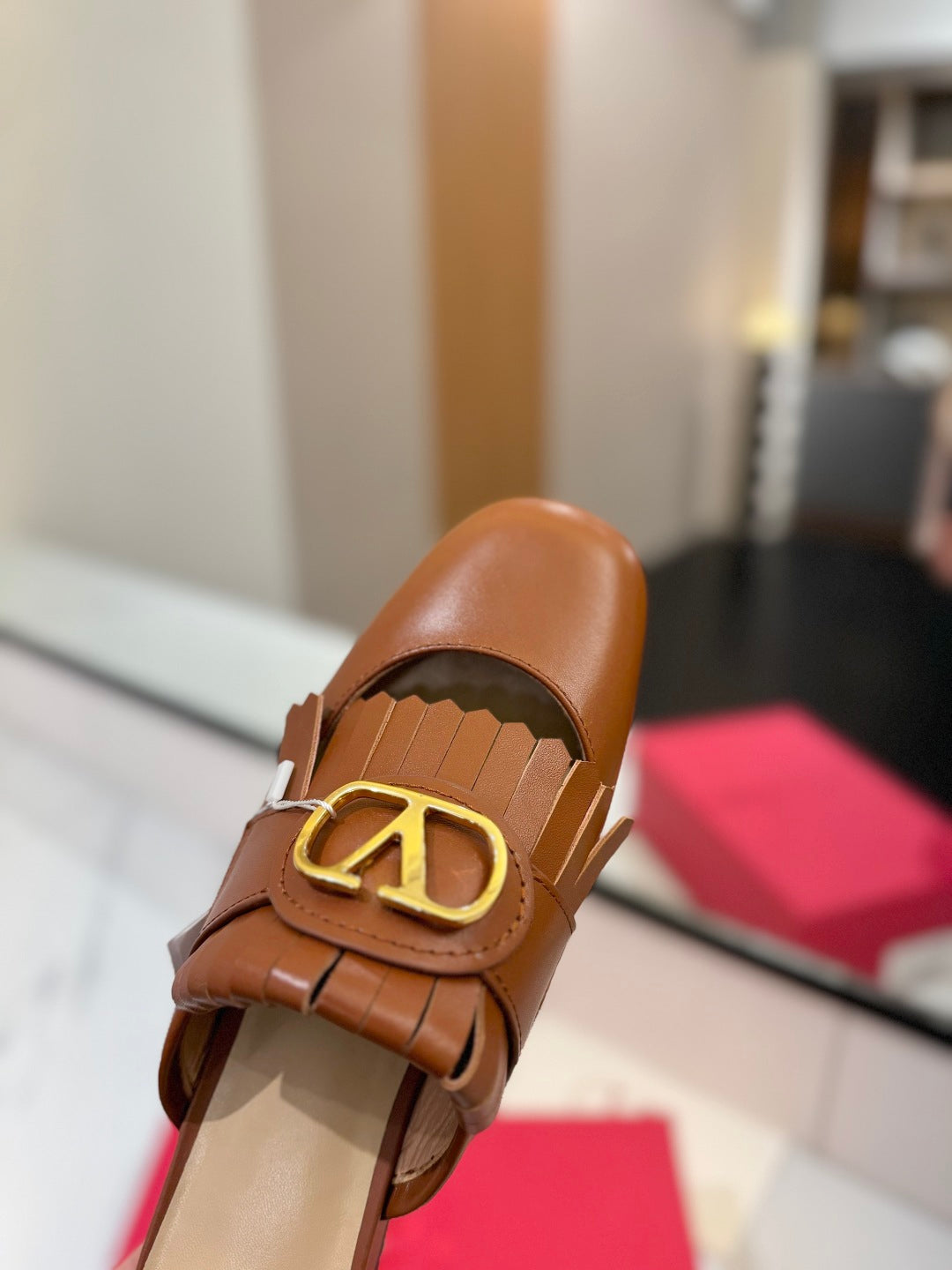 VT 2025 Signature Mule Brown Calf Leather 295082