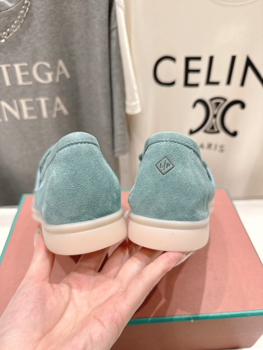 Loro Piana 2026 Summer Charms Walk Loafer Sky Blue Suede