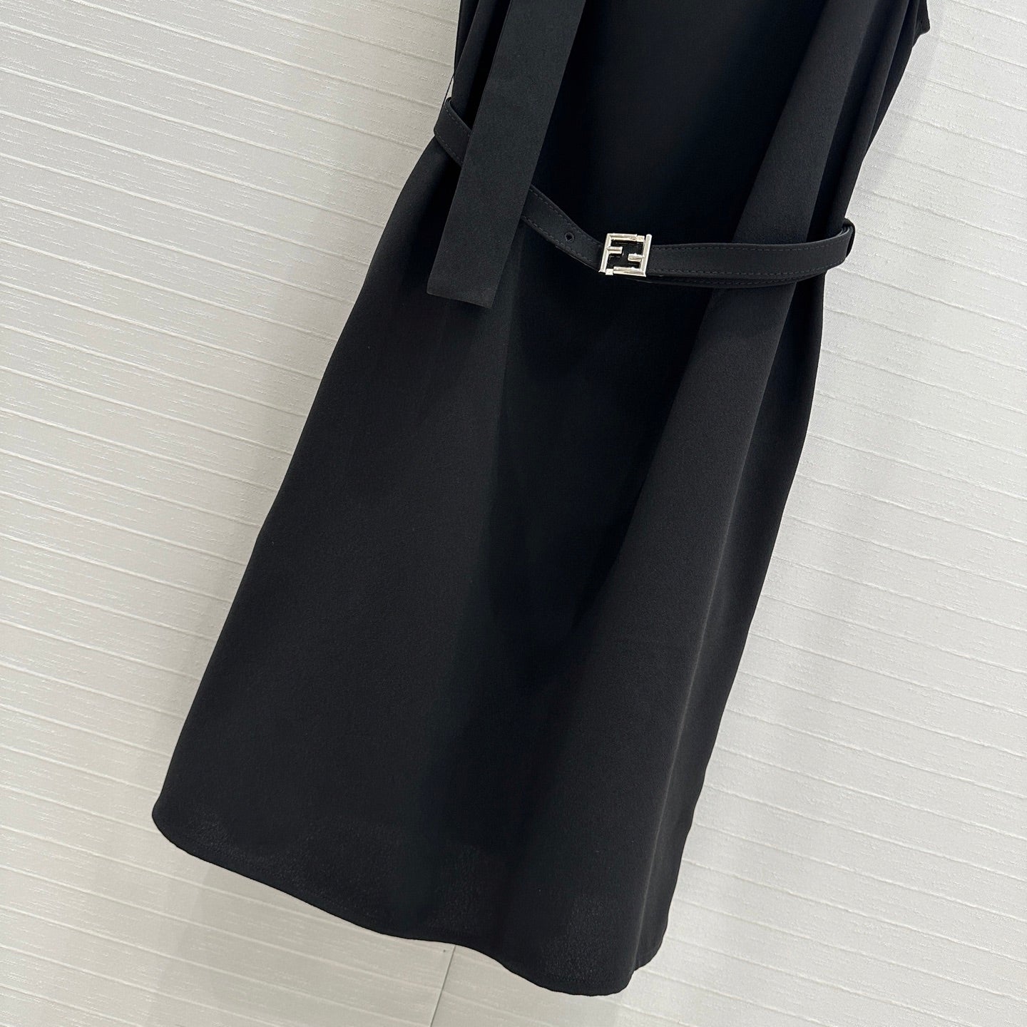 Fendi 25 Sleeveless Dress Black Cotton