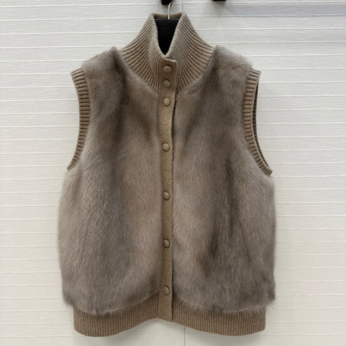 LP 25 Vest Taupe Fur Cashmere 303357