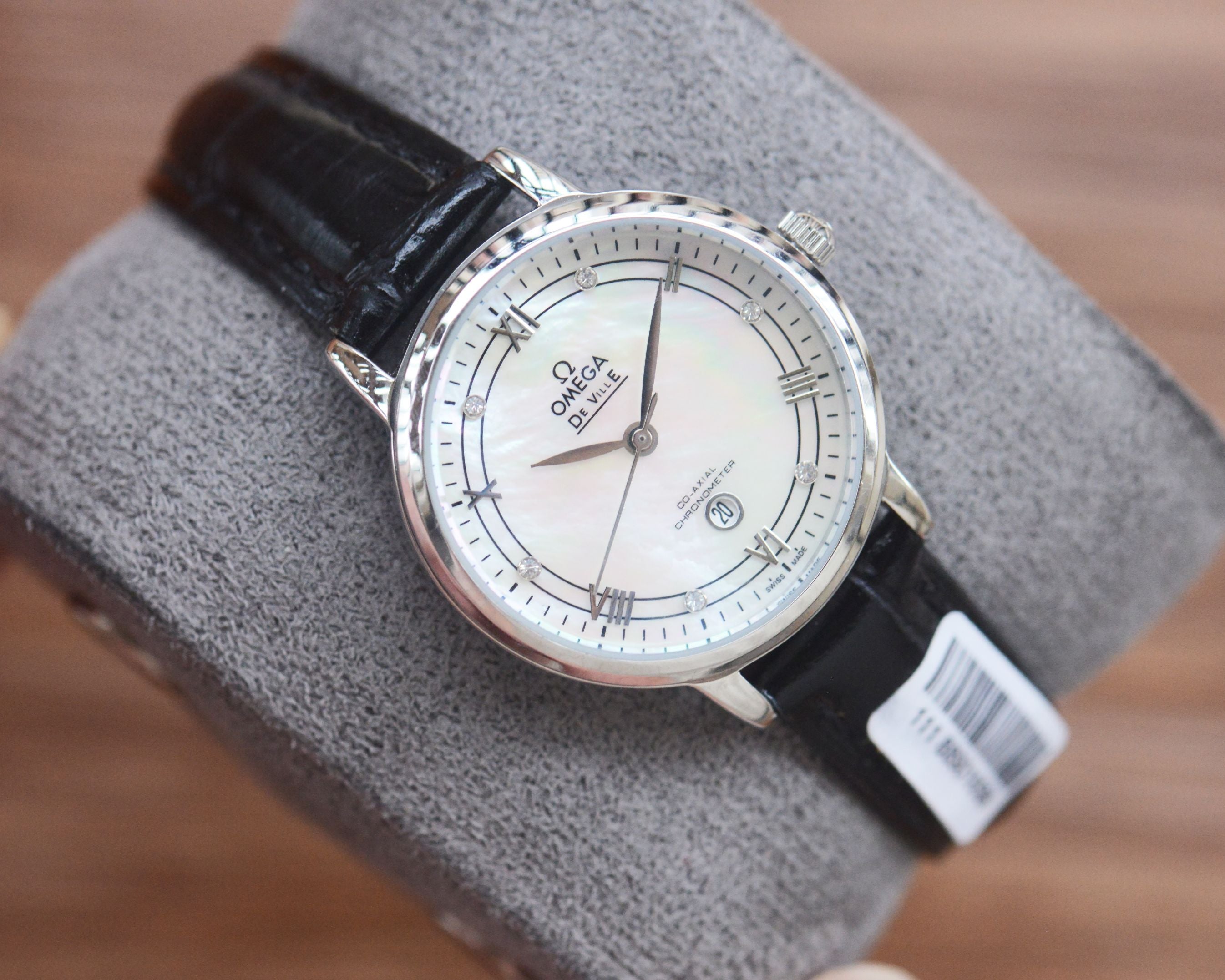 Omega De Ville Prestige 34mm Watch Leather Strap