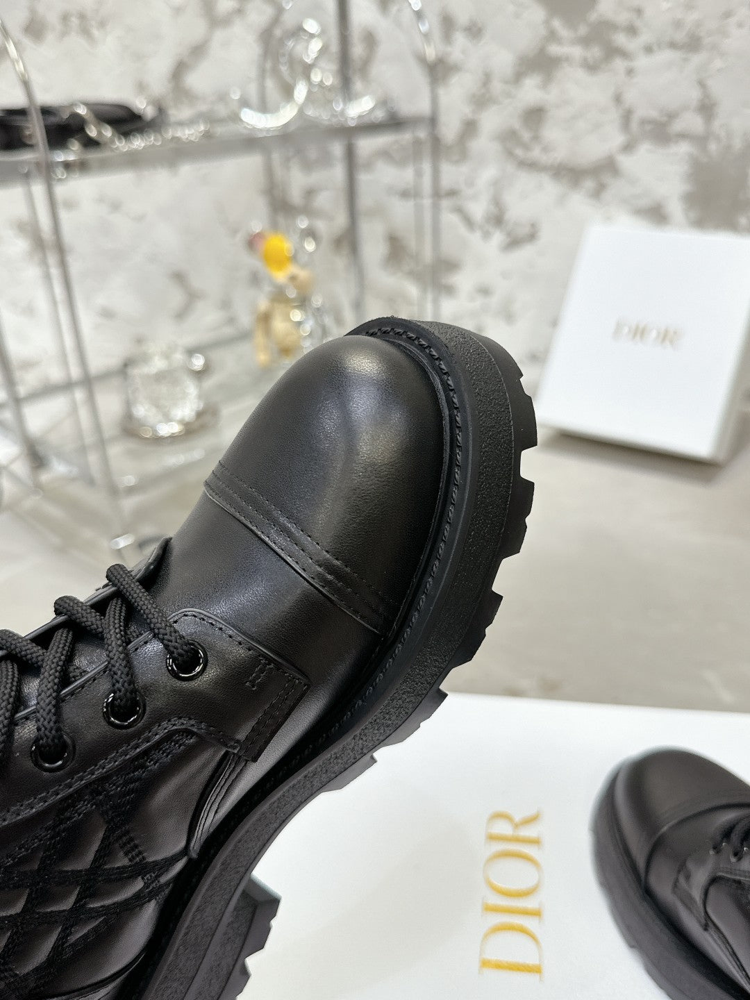 CD D-Unit Ankle Boot In Black Cowhide 100583