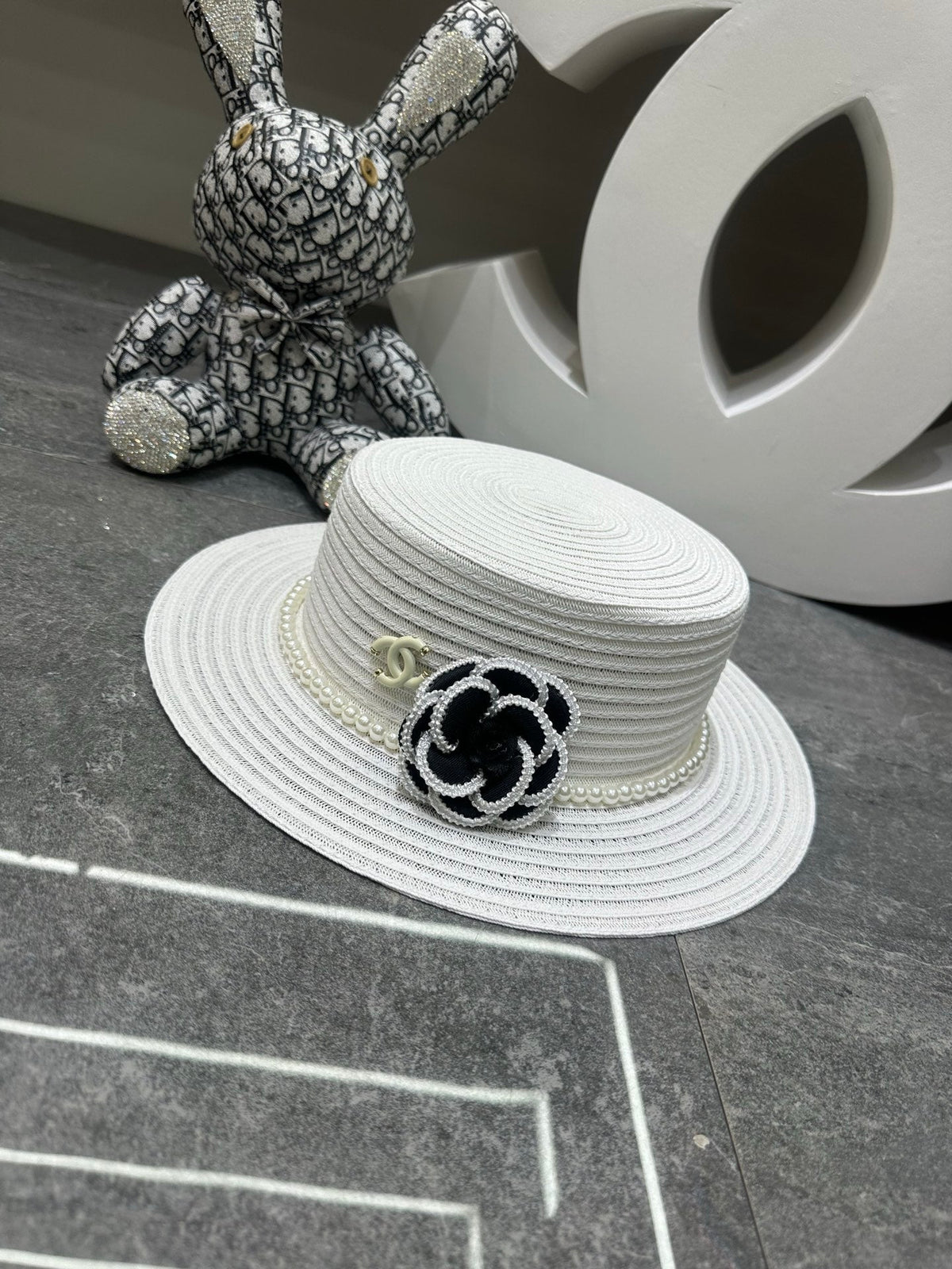 Chanel Straw Hat With Flower 262141