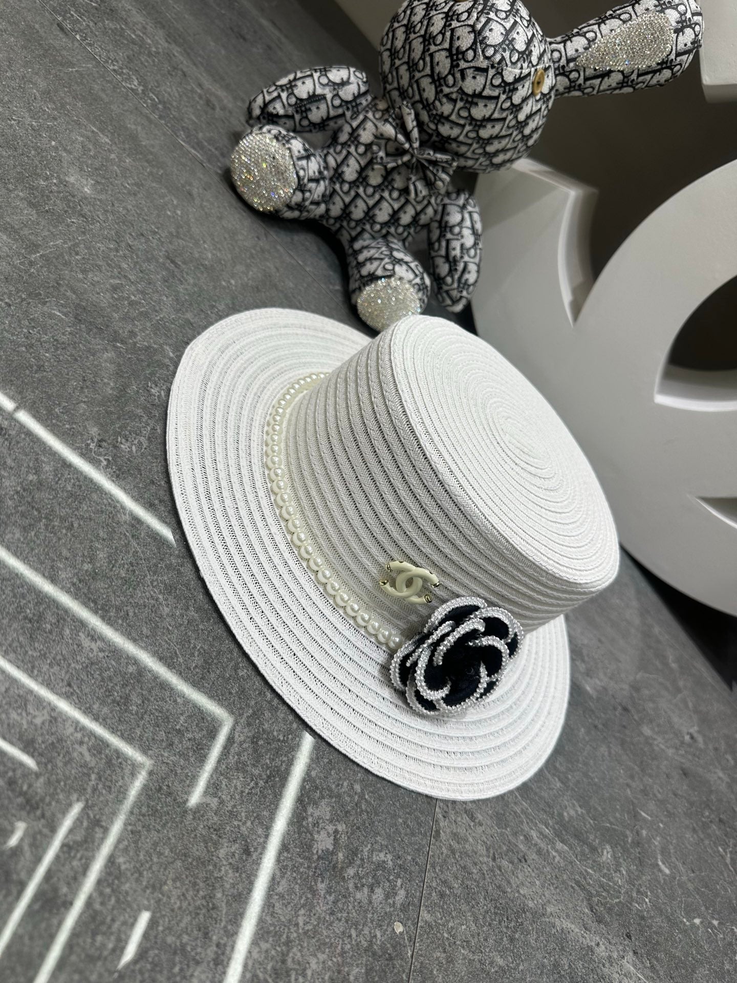Chanel Straw Hat With Flower 262141