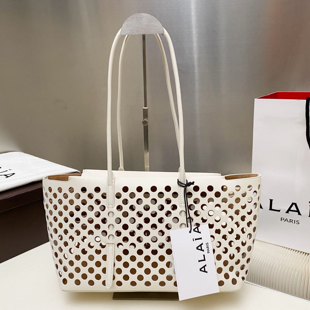 Alaia NEO MINA 32 BAG WHITE CALFSKIN 243008