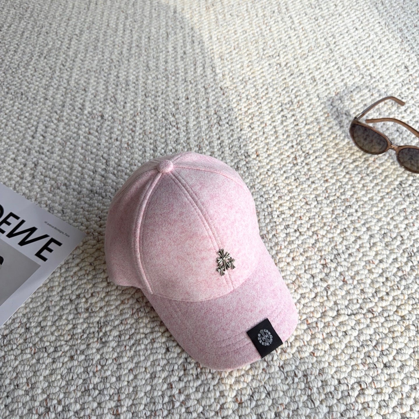 Chrome Hearts Wool Baseball Cap 413192