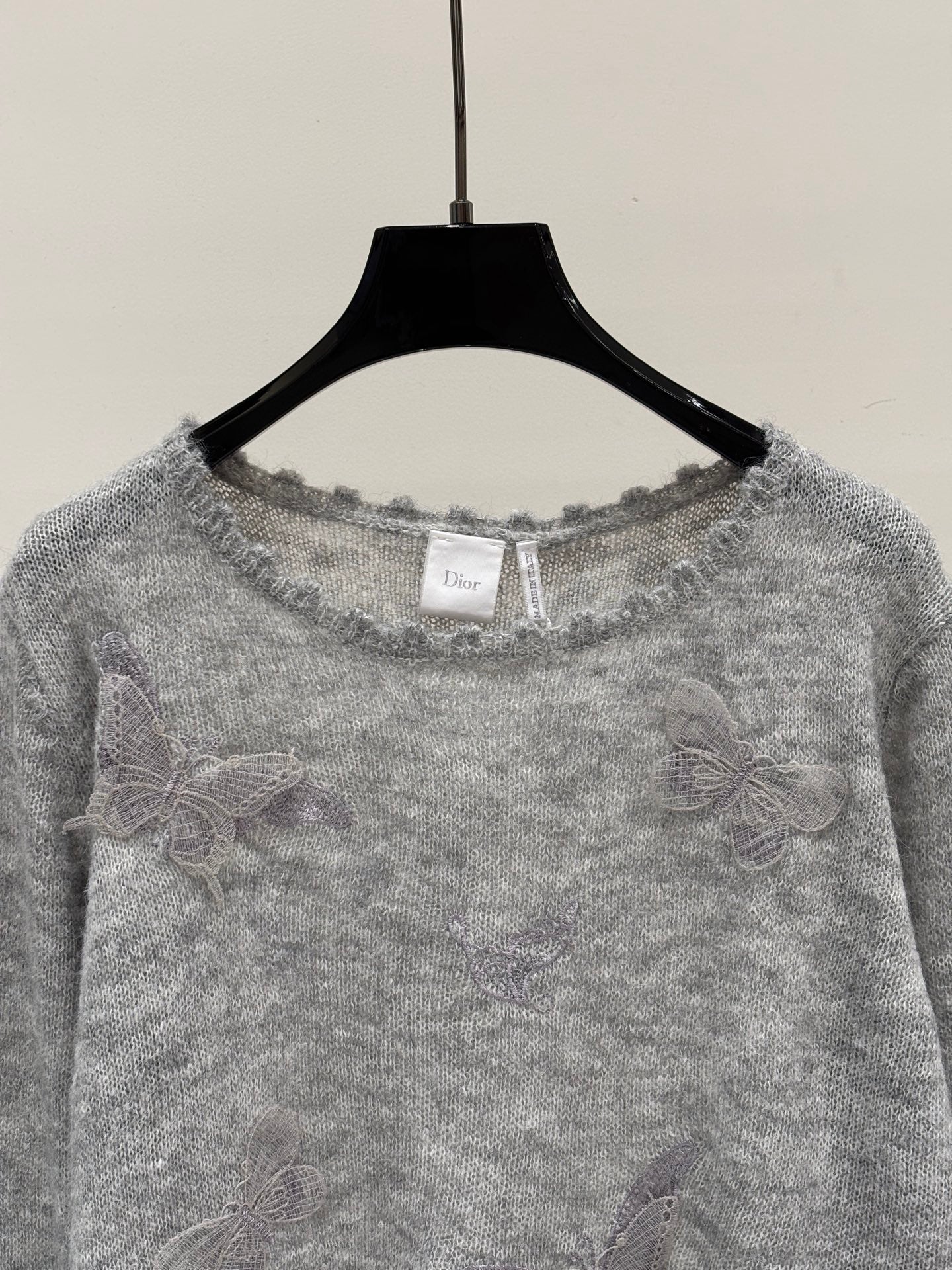 Dior 2026 Lace Butterfly Knitted Top Wool 481899