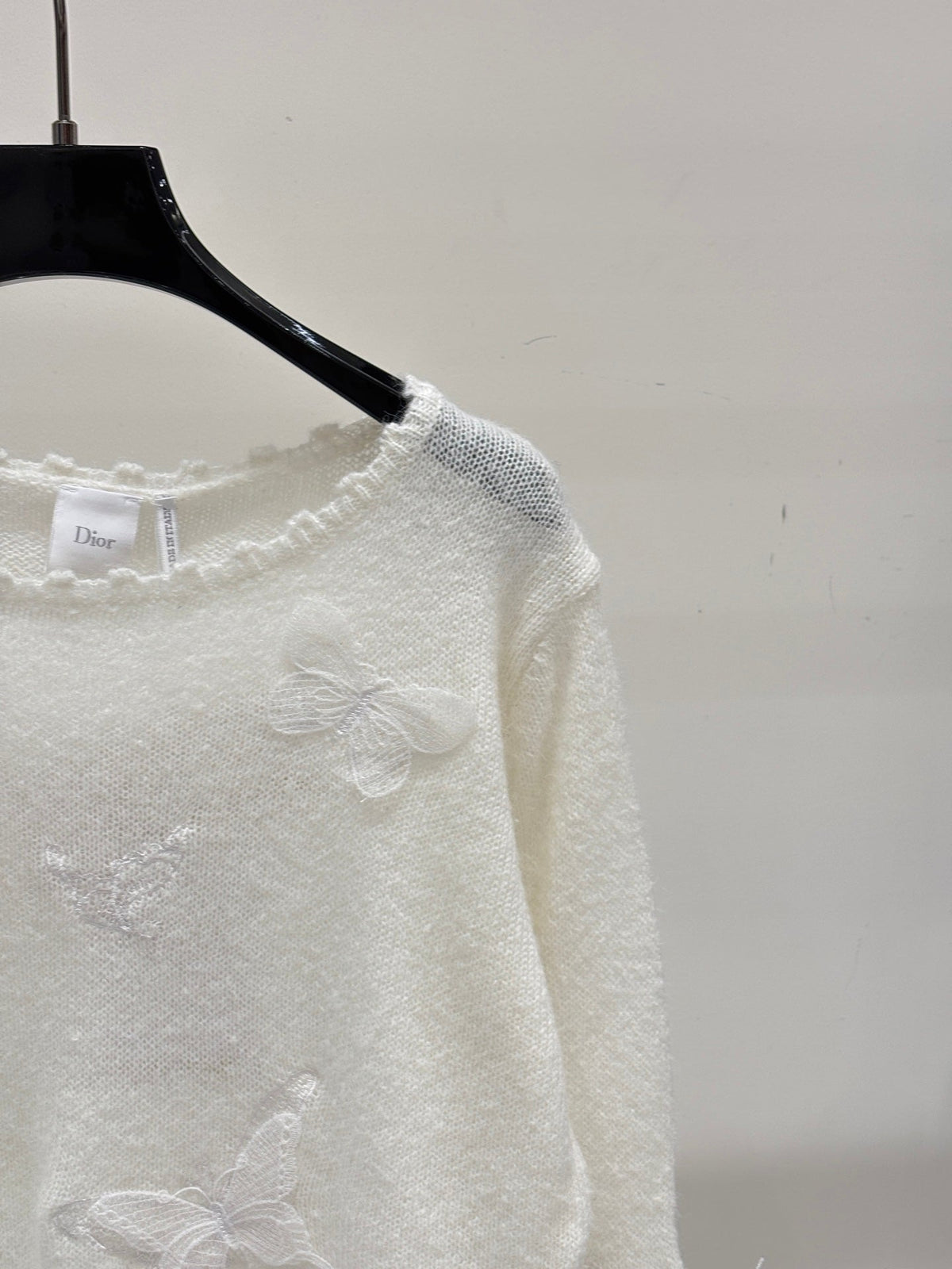 Dior 2026 Lace Butterfly Knitted Top Wool 481899