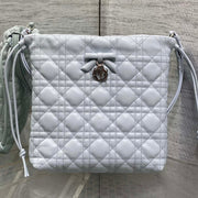 Dior 2026 Bow Adiorable Quilted Lucky Bag 22cm Cannage Lambskin