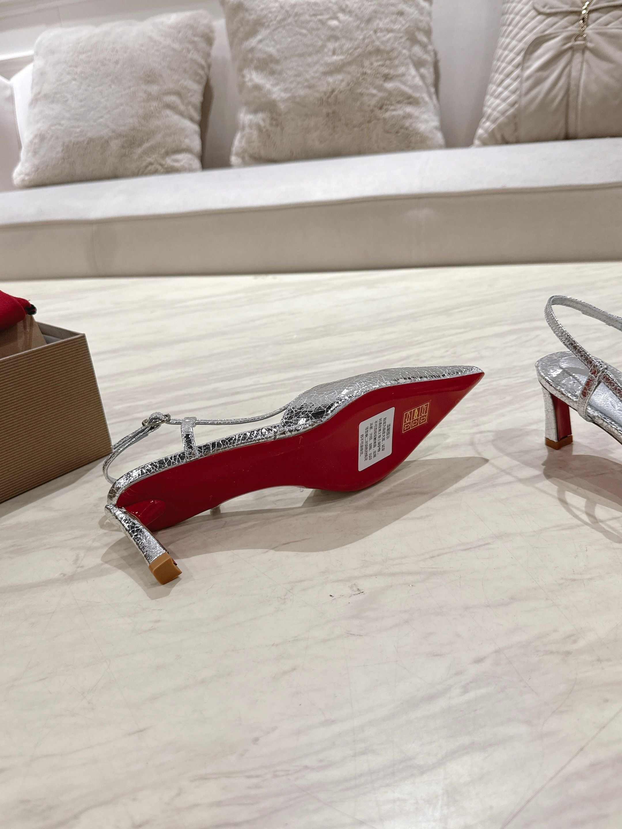 CL 25 Slingback Silver Original Fabric 335143