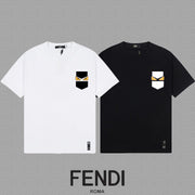 Fendi 2026 Men's Short-Sleeve T-Shirt Cotton 806070