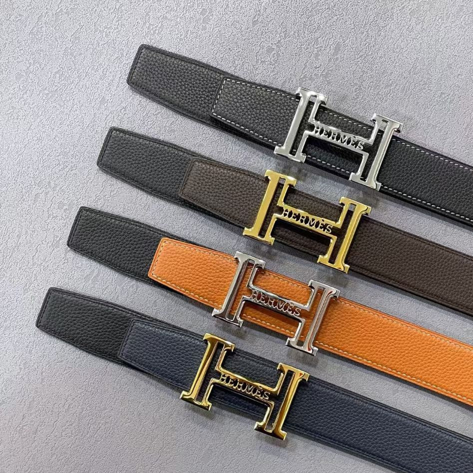 HM Buckle H Belt 38mm Calfskin 187197