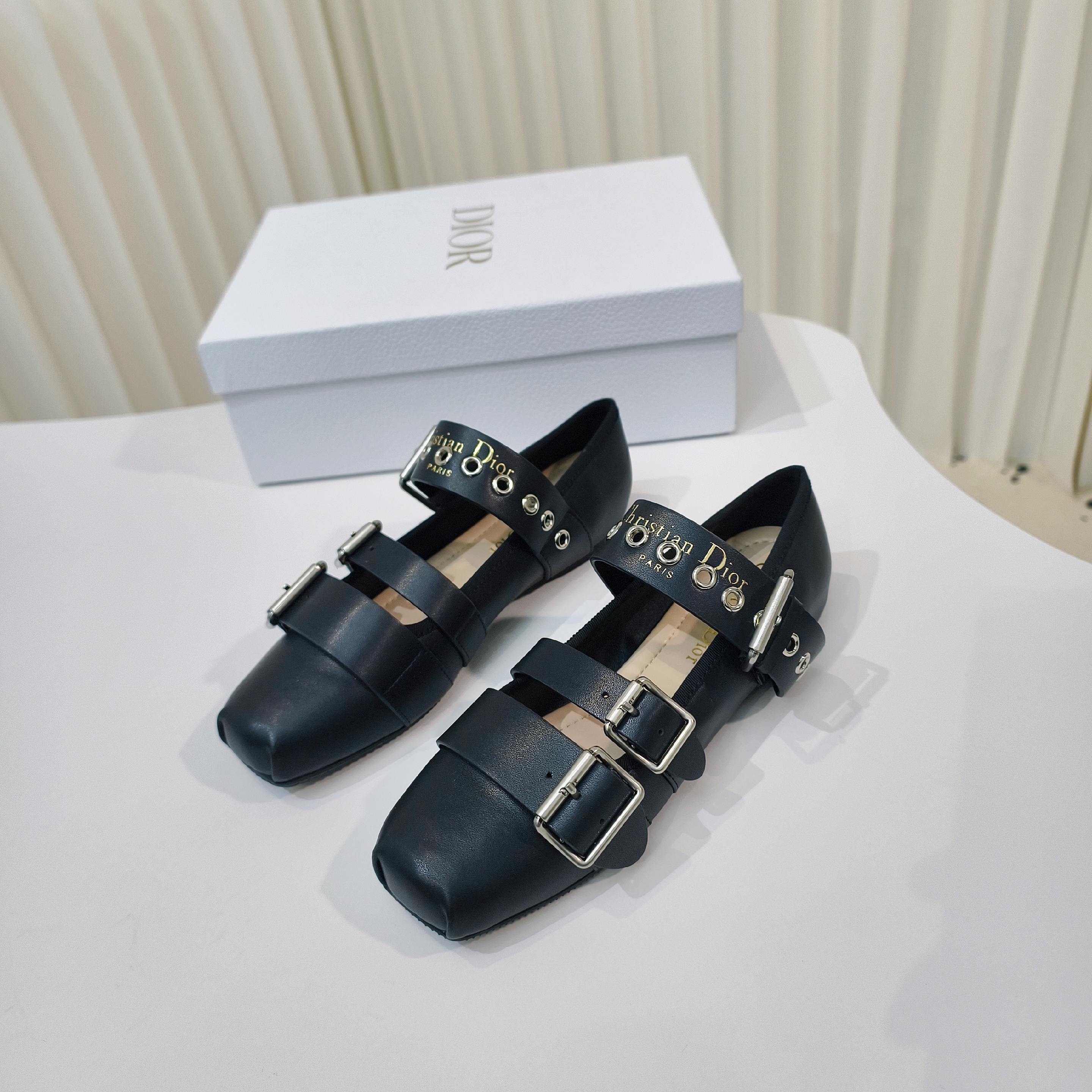 CD 25 Punk Ballet Flat  Calfskin and Suede 237991