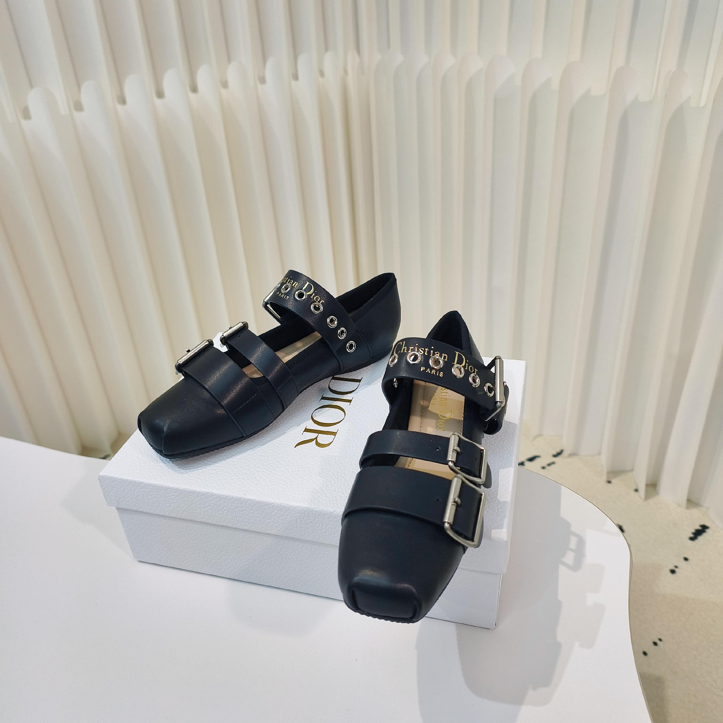 CD 25 Punk Ballet Flat  Calfskin and Suede 237991