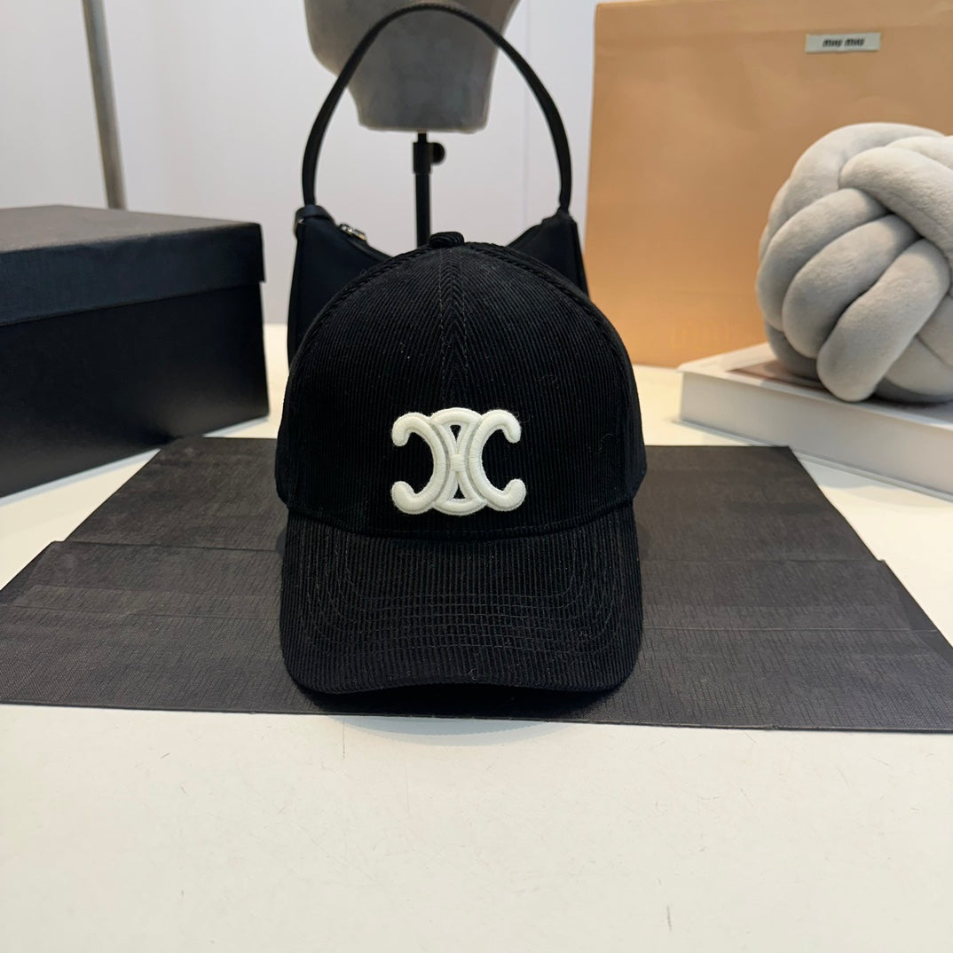 Celin Cap Black Cotton Fabric 210412