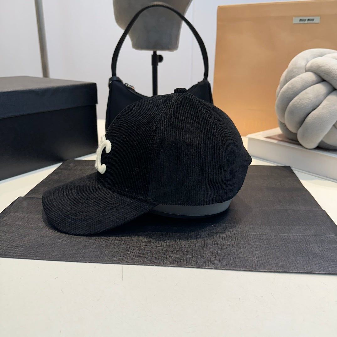 Celin Cap Black Cotton Fabric 210412