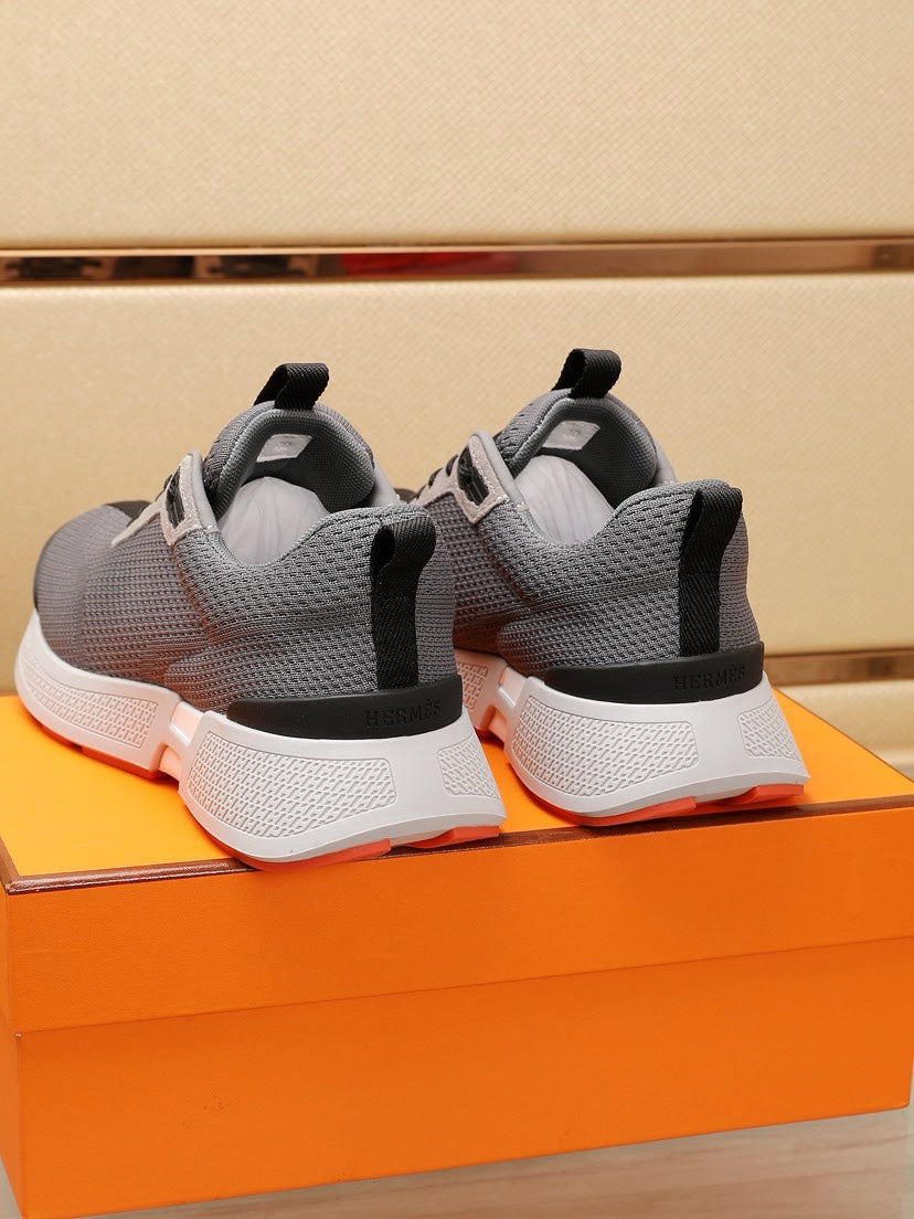HM HUGO SNEAKER GRAY BREATHABLE FABRIC
