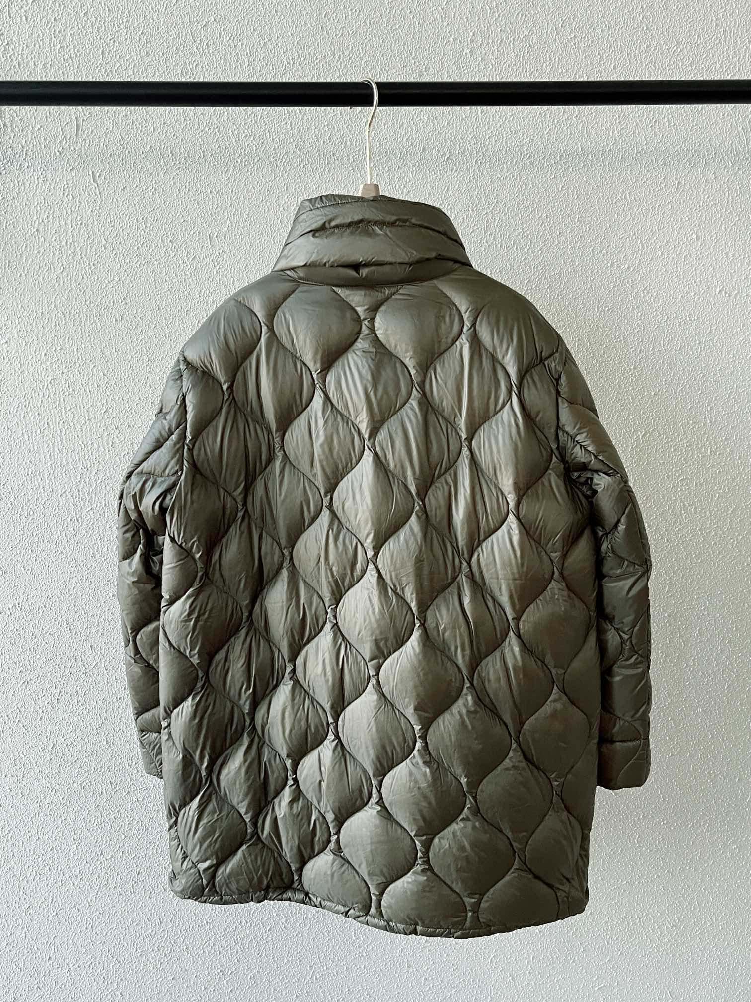 MC 25 Quilted Jacket Moss Green Polyester 0003