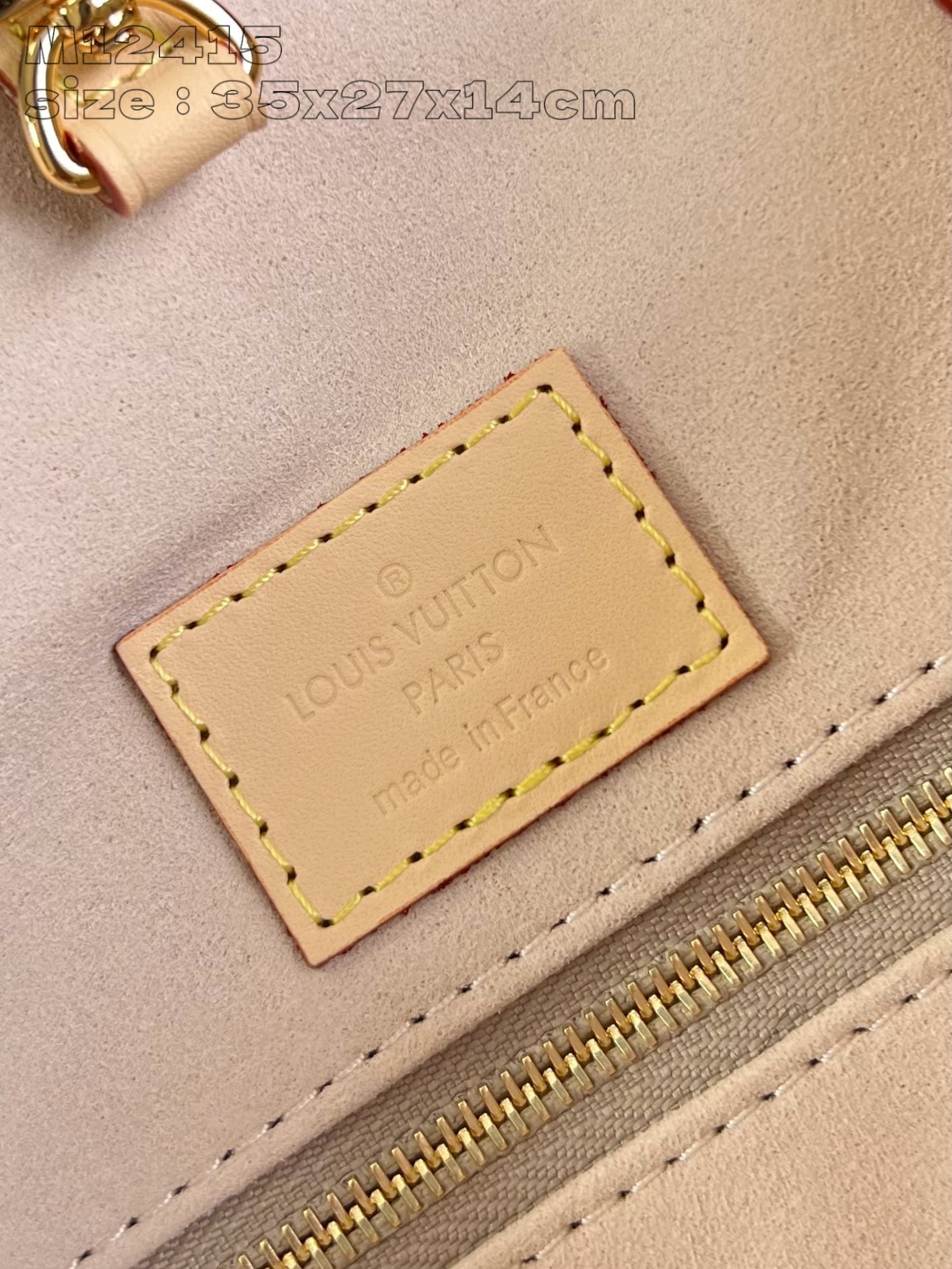 ONTHEGO MM 35CM GRAY BEIGE MONOGRAM CANVAS