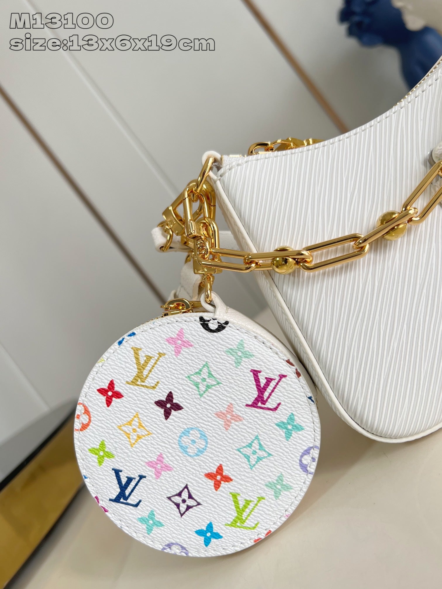 LV Marellini LV x TM White Epi Cowhide 203650
